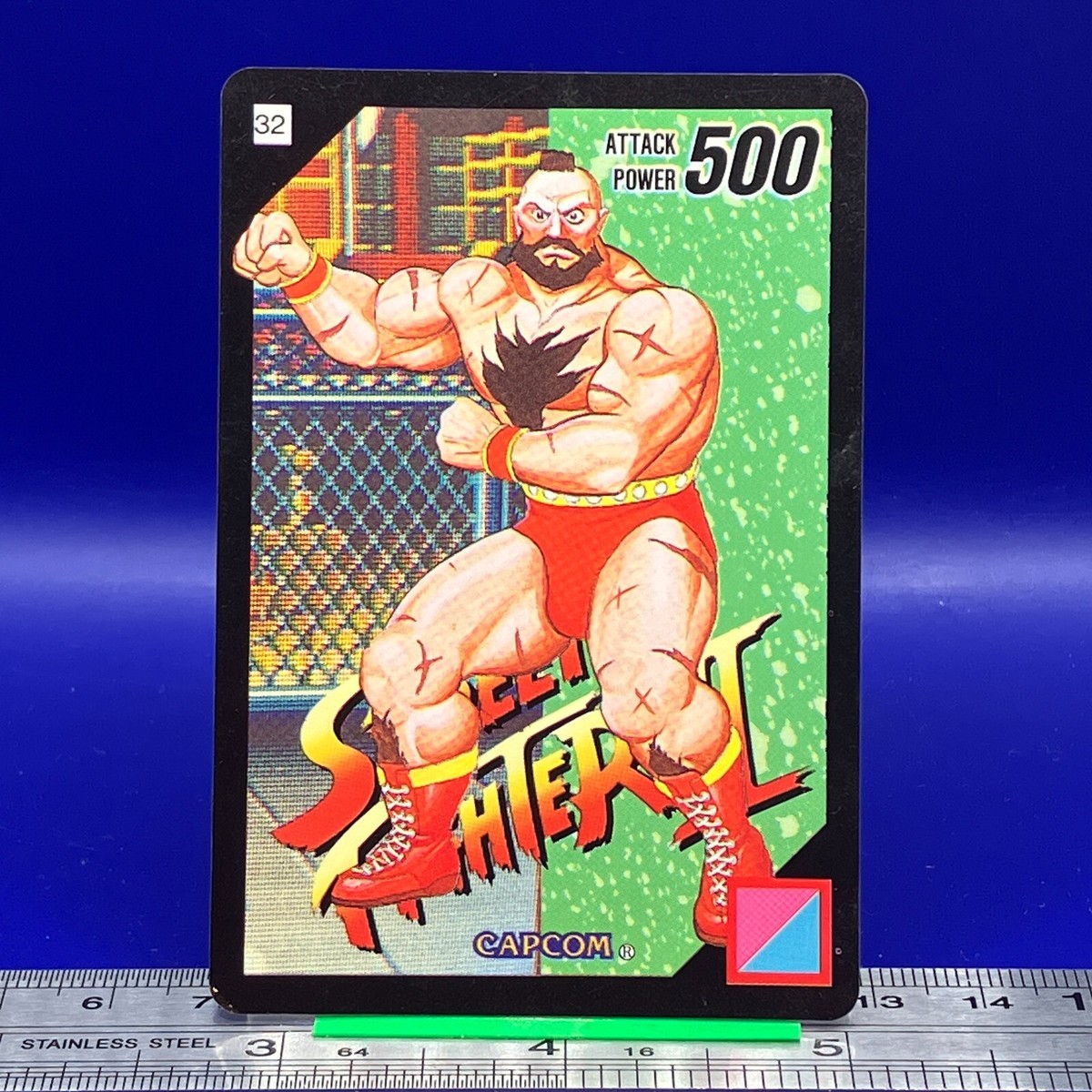Zangief Street Fighter Carddass Super Barcode Wars Card TCG