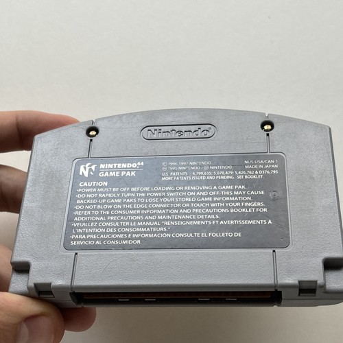 Buck Bumble Nintendo 64 N64 Authentic Cleaned Tested Super Fun Retro Ubisoft - Picture 9 of 11