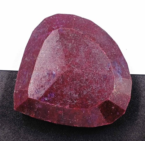 740 Ct Certified Natural African Blood Real Red Ruby Loose Pear Cut Gemstone AKW - Picture 8 of 8