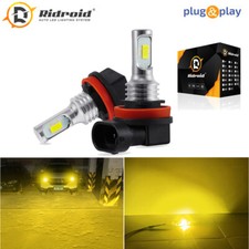 2x H11 H8 H9 3000K Golden Yellow LED Headlight Bulbs High Low Beam Fog Light