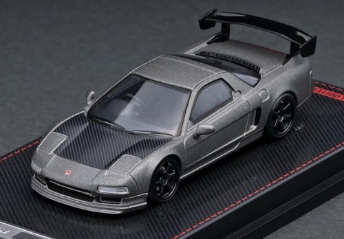 Ignition Model Honda-Acura Titanium Gray NSX (NA1) 1:64 Scale Diecast Car IG1946 - 第 1/4 張圖片