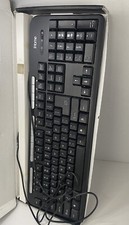 iHome Full Size Multimedia Desktop Black Wired Keyboard USB Connection