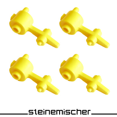 LEGO 2866 - 4x Weichensteller Stellhebel Track Switch 9V RC Eisenbahn Train  NEU