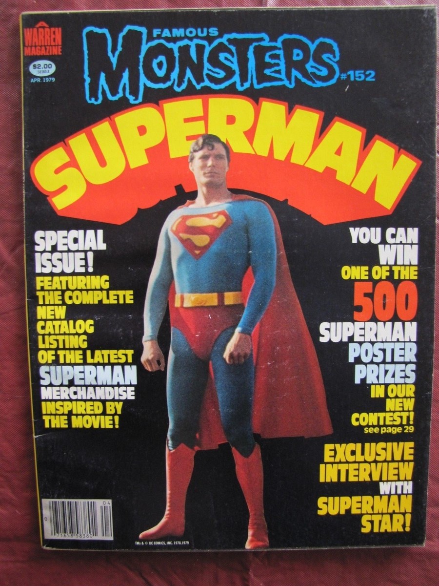 Famous Monsters #152 Superman 1979年 Famous Monsters # 152 SUPERMAN | eBay