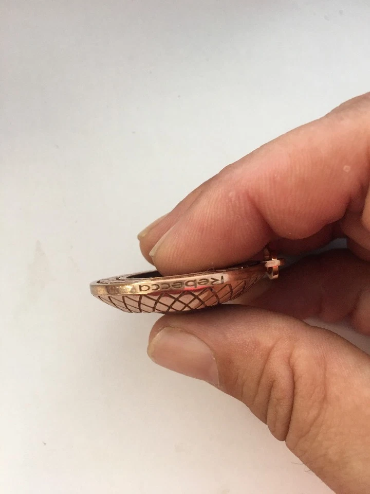 Hermoso Colgante Chapado en Oro Hecho en Italia por Rebecca Amatista Sintética. Foto 4 de 4