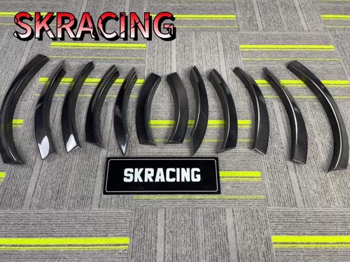 Carbon Fiber Front Rear Wheel Arch Fender Flares Cover Fits Porsche Macan 19-21 - Video 1 of 1