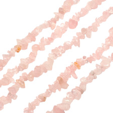 ❤240+ Natural ROSE QUARTZ Bead Chip 5-8mm Semi Precious Gemstone Healing UK ❤