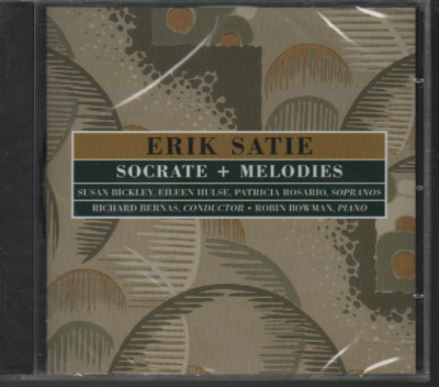 CD - ERIK SATIE - SOCRATE + MELODIES '' NEU in OVP VERSIEGELT #FF16#