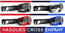 Masque Lunettes cross moto Mask MX Goggles optic Motocross Enduro casque ENFANT