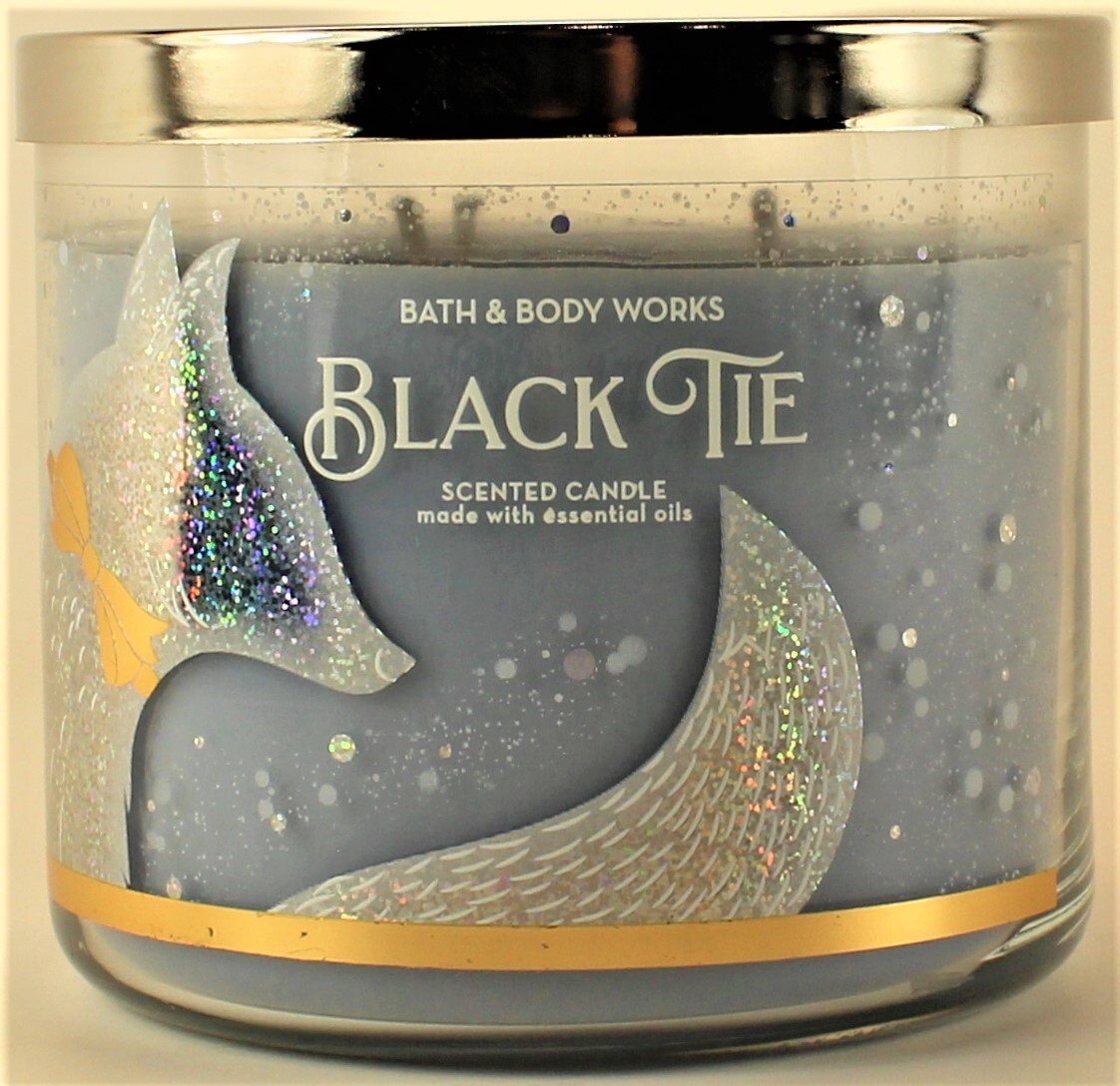 Bath & Body Works White Barn BLACK TIE 3 Wick 14.5 Oz Scented Candle eBay