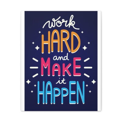 Work Hard Motivation Quotes for Success | Inspirational Office Decor