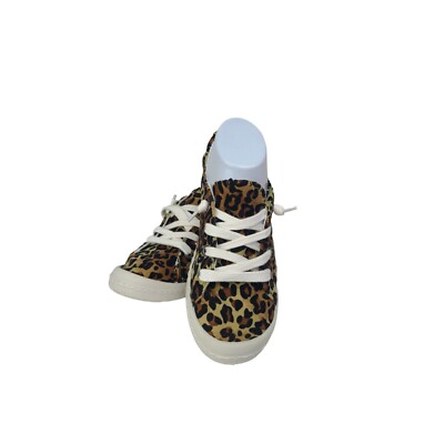 Forever 21 Leopard Print Sneakers Tennis Shoes Slip On New - Main Image