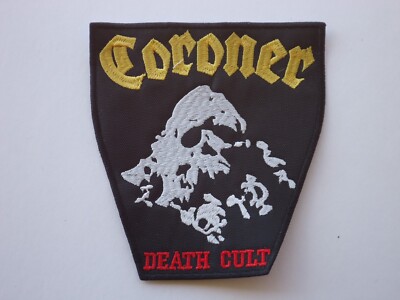 CORONER DEATH CULT EMBROIDERED PATCH