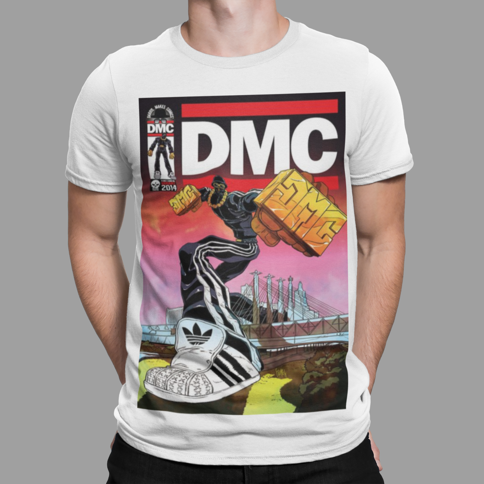 人気TOP ヴィンテージ RUN ヴィンテージ RUN hiphop DMC Tシャツ DMC T