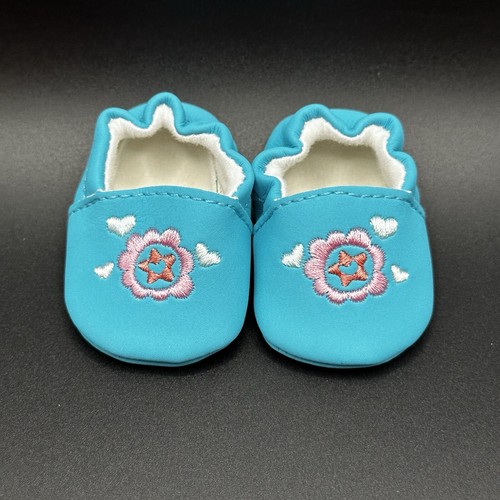 American Girl Puppe türkis blau zickige Babyschuhe mit Herzen und Stern