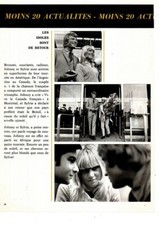 SYLVIE VARTAN JOHNNY HALLYDAY =  COUPURE DE PRESSE 1 PAGE 1968 / CLIPPING
