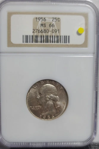 1956  25C NGC MS66 276680-091