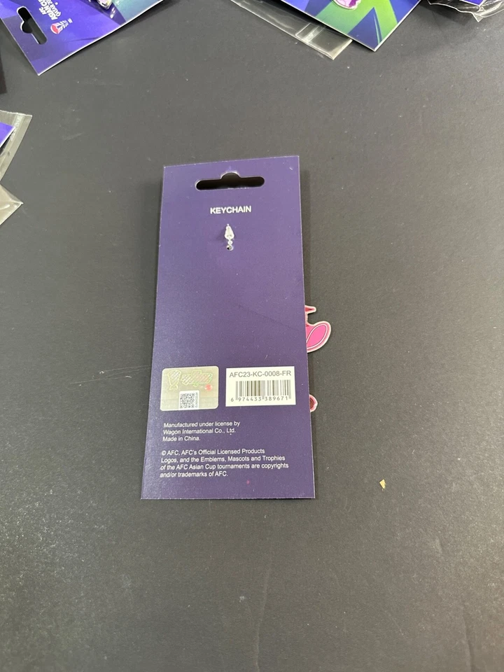 AFC ASIAN FOOTBALL CUP QATAR 2023 - Mascot Freha Keychain - Official licensed - Image 4 of 4