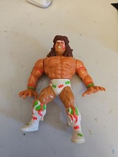 WWF Ultimate Warrior Hasbro Series 2 VTG Wrestling Figure WWE 1991 White Shorts