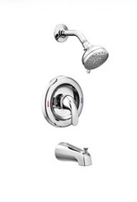 Moen Adler 82603 Chrome 1-Handle Lever Tub/Shower Faucet. COMPLETE New Open Box