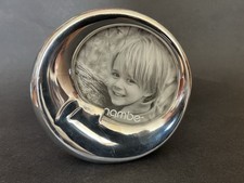 Nambe Baby Sleep Crescent Moon Round Photo Frame