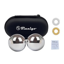 Stainless Steel Baoding Balls Set,1.57 Inches Chinese Health Balls, Metal Str...