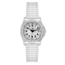 Patek Philippe Aquanaut Luce Steel White Dial Diamond Ladies Watch 5067A 2