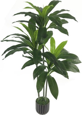 Artificial Plants Indoor 4ft Artificial Dracaena Tree Fake Tree Realistic Fake