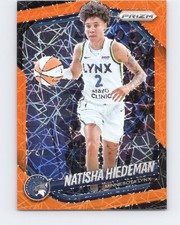 2025 Panini Prizm WNBA #53 Natisha Hiedeman Orange Velocity Minnesota Lynx