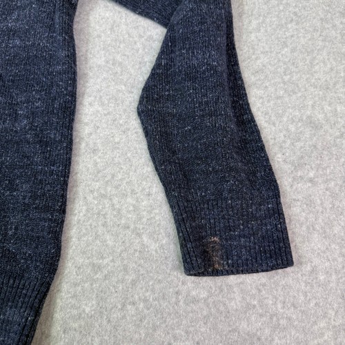 Banana Republic Sweater Men's XL Textured Navy Blue Jacket Hoodie NWT - Picture 2 of 6