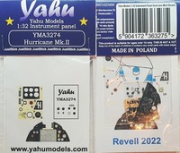 Yahu YMA3274 Hurricane Mk.Ii 1/32 Instrument Panel