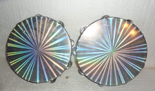Pair 10" Shimmer TAMBOURINE Double Jingle Row Band Percussion Musical Instrument