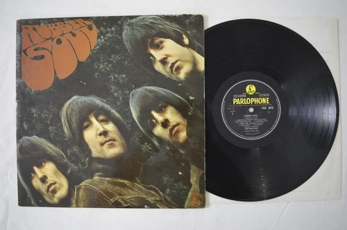 THE BEATLES RUBBER SOUL UK 1st STEREO -2/-2 LP with Emitex inner cleaned VG+/EX+