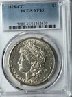 1878-CC Morgan Dollar XF45