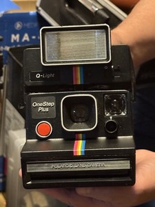 Black Polaroid Rainbow One Step Plus Untested