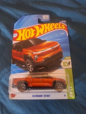 2025 Hotwheels Silverado EV RST HW EV  6/10 Orange