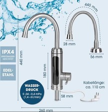 Rubinetto Maxxmee Premium con indicatore digitale di temperatura nuovo rubinetto esterno