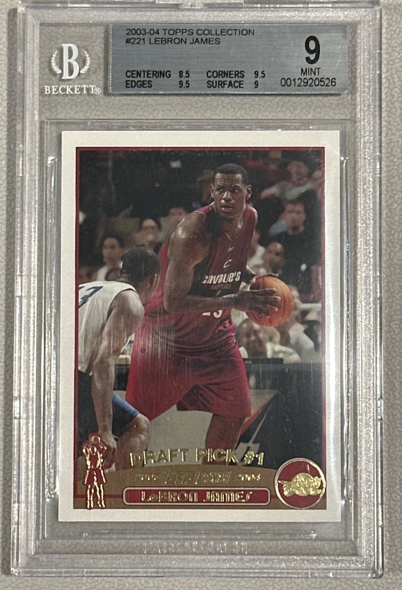 Topps LeBron James Basketball Rookie Sports Trading Cards for sale