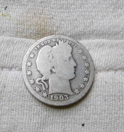 1903 P Barber SILVER Quarter  #JSBQ