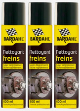 BARDAHL dégraissant puissant nettoyant freins - 600mL (lot de 3) Brake Cleaner