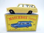 VINTAGE MATCHBOX LESNEY No.38b VAUXHALL VICTOR ESTATE CAR IN ORIGINAL BOX 1963