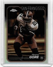 San Francisco 49ers FRANK GORE 2024 Topps Chrome SEPIA REFRACTOR Football Card