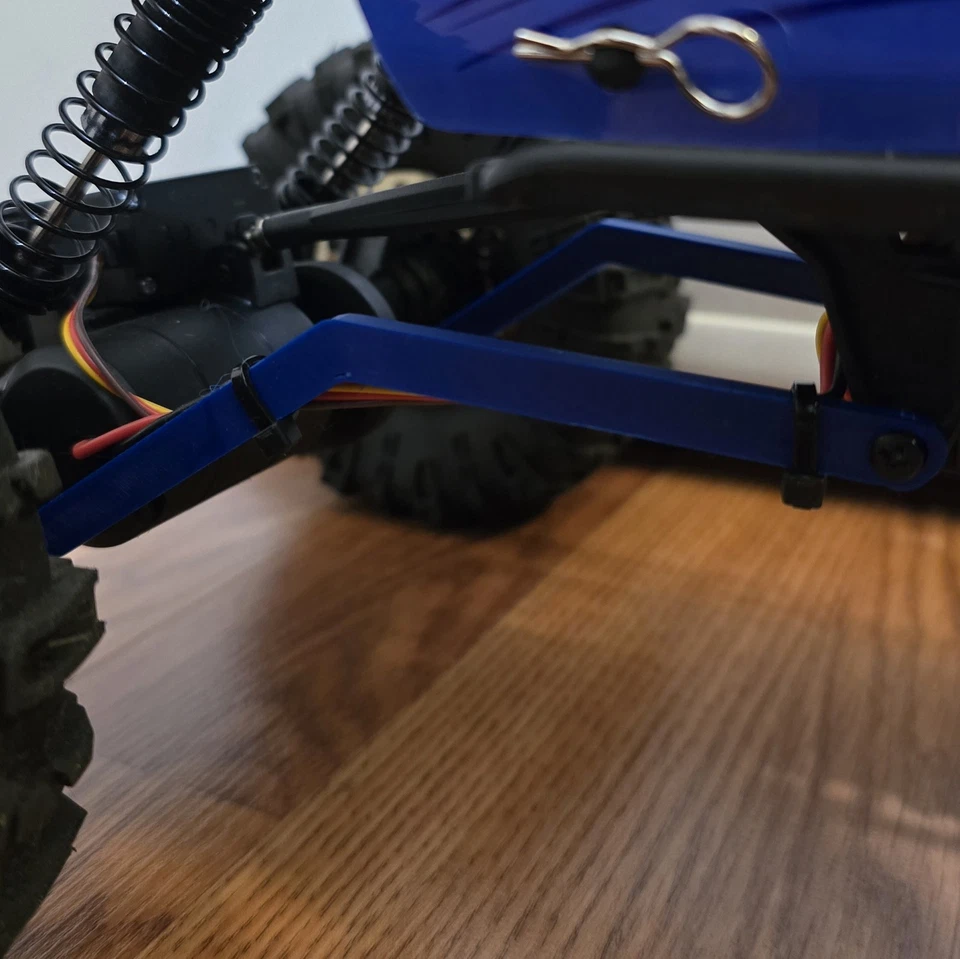 (4 piezas) Eslabones de eje Danchee Ridgerock High Clearnace en AZUL! Redcat Racing. Nuevo.  Foto 2 de 4