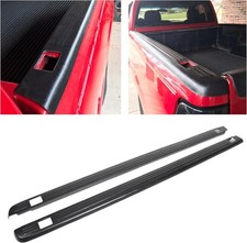 99-06 Chevy Silverado GMC Sierra 6'6" Bed Rail Caps Pair Black Covers 72-01151