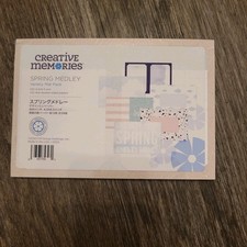 Creative Memories Spring Medley Variety Mat 24 Pack NEW Sealed Double Sided