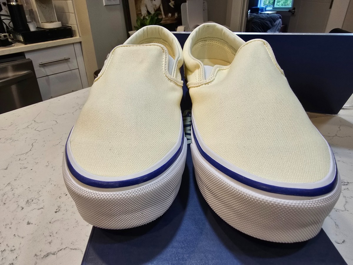 New Vans Premium Slip-On Reissue 98 LX Off White Sneakers Low-Top 