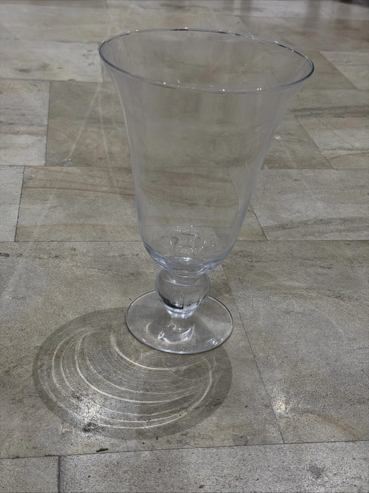 Большая прозрачная хрустальная трофейная ваза ручной работы (кольца как колокол!) - Изображение 4 из 4