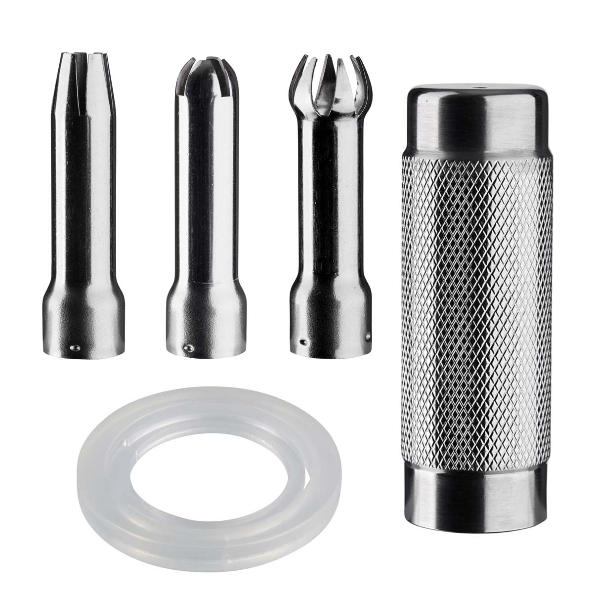 Ersatzteile Sahnespender, Sahnesiphon, aus Edelstahl, Sahnebereiter