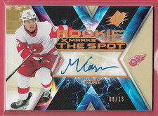 2023-24 SPX Hockey Marco Kasper X Marks The Spot Rookie 08/15 Detroit Red Wings