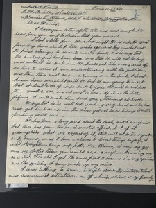 1954 Birdman of Alcatraz Robert Stroud Handwritten Letter Signed Alcatraz Prison